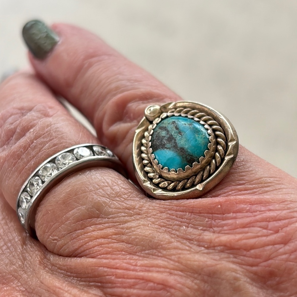 Sterling Silver and Turquoise Ring